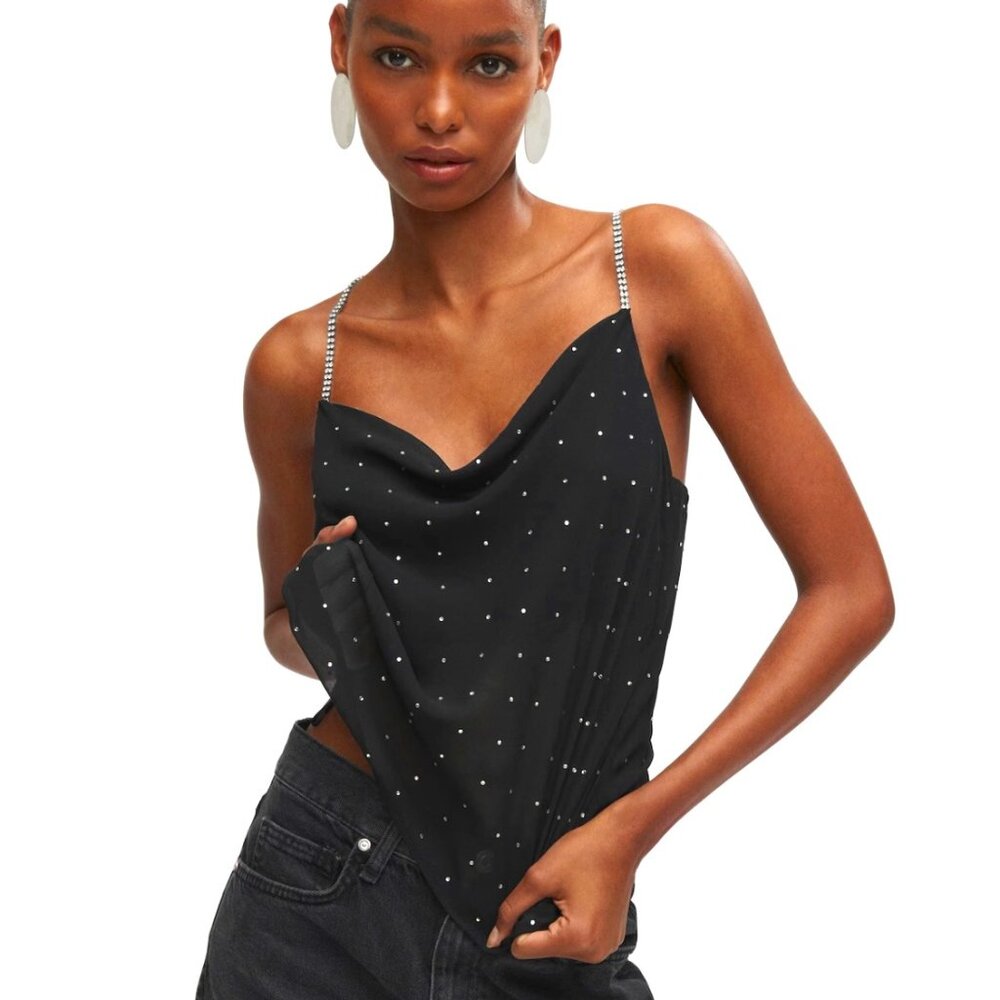 Mango - Rhinestone Top - Picture 1 of 2